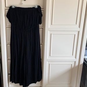 Black loose jumpsuit